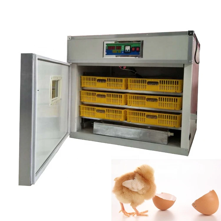 Fully automatic 528 egg incubator small chicken egg incubator for poultry farm egg hatching machine