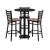 Import furniture french style table and chair restaurant outdoor furniture sets from China