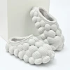 furry bubble slides EVA slides Slippers women Winter new personality fashion bubble sandals and slides