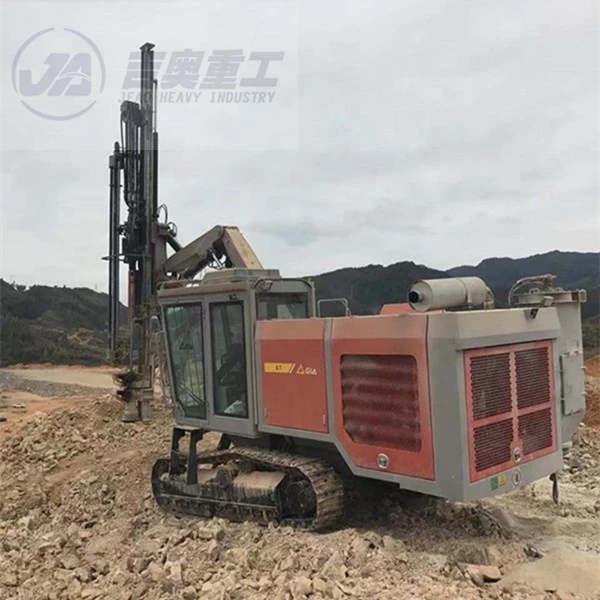 G7 Top hammer Cab Integrated Crawler Type Rock Drill Rig For Mine Blasting