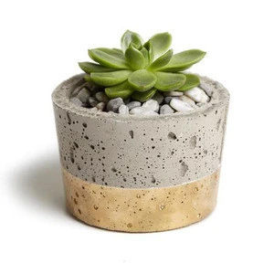 Garden decorative personalized cement planter pot
