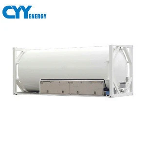 GB ASME 20ft iso tank Liquid Oxygen Nitrogen Co2 Storage containers