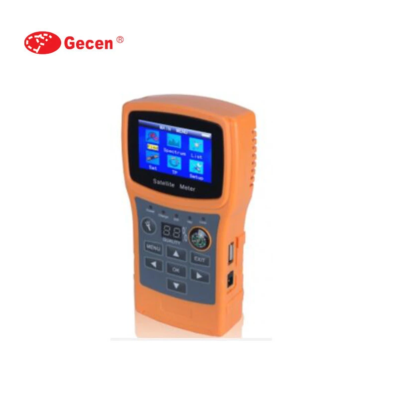 Gecen SF-710 DVB-S2 High Definition MPEG-4 1080P Built-in Battery digital Satellite Signal Meter Finder