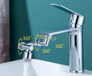 Gibo 720 degrees universal splash filter faucet aerator 1440 grados