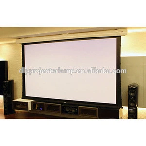 glass bead projection screen Wall Mounted Motorized Projector Screen/Home cinema projection screen/