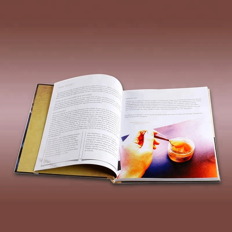 Glossy shinny colorful printing soft cover magazine cookbook printing services