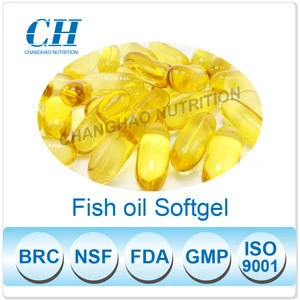 GMP Certified Omega 3 Fish Oil EPA18%/DHA12% 1000mg Softgel Capsule with Private label