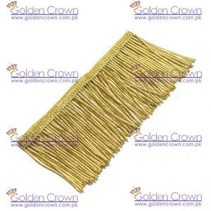 Golden Bullion Wire Fringe Supplier and Manufacturers