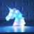 Import Goldmore 3W Cordless  Battery Operated Colorful 10 LED Unicorn Night Light for kids/bedroom from China