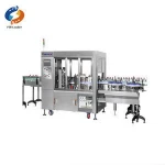 Good quality flat bottle wet glue labeling machine