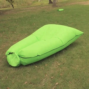 good quality nylon fabric inflatable lounger air sleeping bag