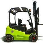 Green color car fork lift truck 2000kg capacity electric forklift with factory price used in warehouse