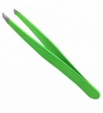 GREEN COLOR TWEEZER PROFESSIONAL HIGH STAINLESS STEEL EYEBROW TWEEZERS