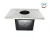 Import grill and hotpot table for korean bbq tables smokeless restaurant from China
