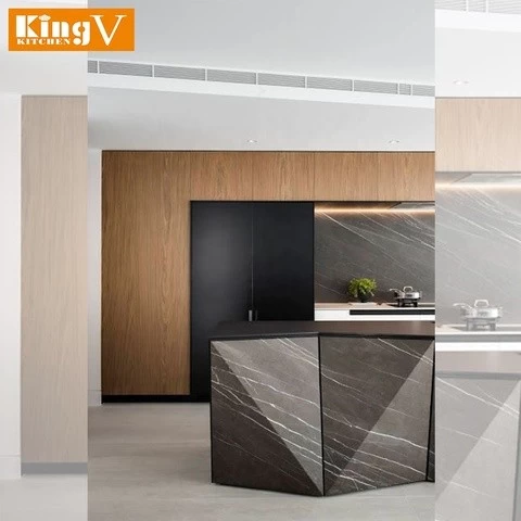 Guangzhou factory direct Kitchen Island Bar simple light luxury style customization KINGV