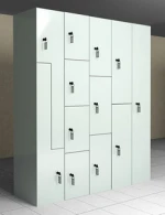 GYM Changing room HPL compact high pressure laminate Z lockers Wilsonart