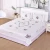 Import hand embroidery bedding with flax linen bedding set from China