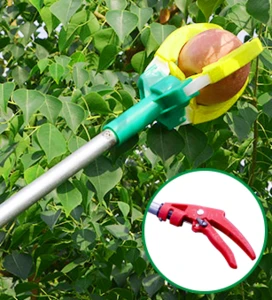 hand tools for garden three-claw fruit picker manual fruit picking tools picking apple pear orange guava fruit picker pole