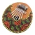 Import Handheld Kalimba Thumb Piano with 7 Keys Tunable Coconut Shell Percussion Instrument (flower) from Vietnam