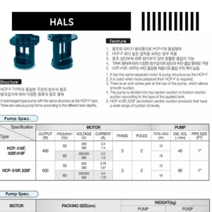 HANSUNG COOLANT PUMP HCP-418F MADE IN KOREA