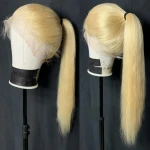 HD Full Lace Wigs Raw Virgin Cuticle Aligned Human Hair Lace Front Wigs for Black Women Cheap 613 Blonde Human Hair Lace Wigs