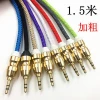 Headphone Speaker PC 3.5mm jack Male to Fits For iphone 5S 6 6plus aux cord