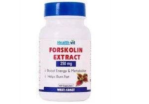 Healthvit Vitamin supplements Forskolin Extract 250MG Capsules For Weight Loss