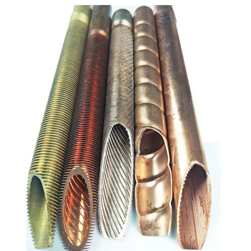 Heat Exchanger Extruded copper Low Finned Tubes