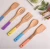 Import Heat-resistant Bamboo spatula  Cooking Utensil Set colorful painted in handle for Kitchen from China