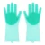 Heat resistant household silicone scrubber gloves for cleaning dishes silicone washing scrubber glove wash glove dish