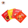 Heat seal disposable bags High Barrier Aluminum Foil Tear Notch Packaging Bag Facial cream bag 3 Side Seal Face Mask Pouch