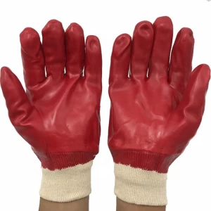 Heavy Duty Anti corrosion PVC Coated Work Gloves Insulated Waterproof Liquid Chemical Resistant Glove with Acrylic Fleece Liner