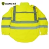 Hi Vis reflective jacket traffic uniform inner mesh safety jackets Police reflective mens reflective clothing