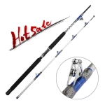 High carbon fiber super hard 1.98m/2.1m pesca boat rod Saltwater Offshore trolling sea casting carp spinning pole fishing rods