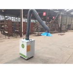 High efficiency  flexible mobile single arm welding fume purifier workshop  purification device