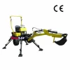 High efficiency towable backhoe with 4 hydraulic cylinder for ATV