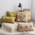 High Hope Soft and Comfortable yellow pom pom fringe  Canvas Cushion pillow For Home  Decoration  For Sofa