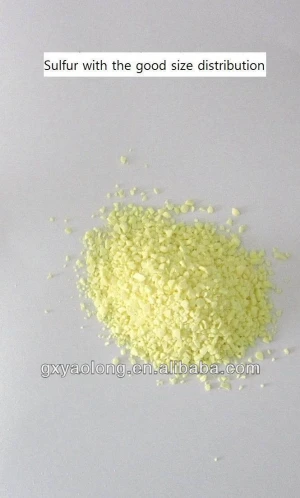 high purity 400mesh yellow suphur powder good price sulfur