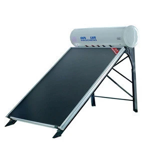 high quality 150L enamel pressurized compact flat solar powered water heating system