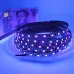 High quality 16.4ft LED UV Black Light Strip, SMD 5050 12V Flexible Blacklight Fixtures with 300 Units UV Lamp Beads