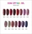 Import High quality 24 Colors Private Label No Smell Full Cover Soak Off Cheese UV Gel Nail Polish from China