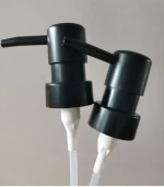 high quality 304 stainless steel 28/400,28/410 matte black lotion pump