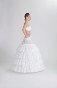 High Quality 4 Layers Tulle Petticoat for Wedding Dresses