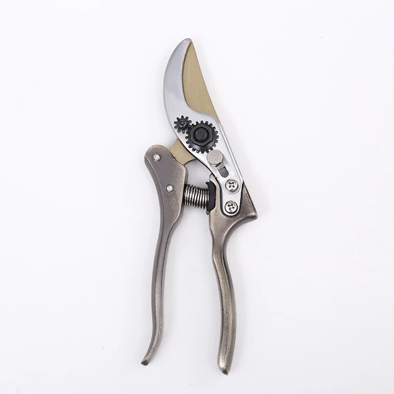 High Quality Adjustable Stainless Steel Pruning Shears Spring Scissors Cutting Plant