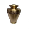 High Quality Adult Cremation Urns Funeral Supplies Brass Engraved Cremation Urns Wholesale  Manufacturer From India