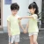 Import High quality children pure color 100% cotton short sleeve plain t shirts from China