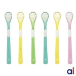 High Quality Environmental Friendly Colorful Wheat Straw Tongue Coating Cleaning Brush Tongue Cleaner Scraper