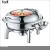 Import High quality hadi chafing dish stainless steel buffet chafer chafing dish pas cher square food dish warmer with glass lid from China