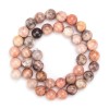 High Quality Jewelry making loose beads round natural stone beads Amazonium stone bead fit necklace and bracelet