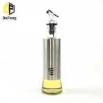 High quality kitchen cooking glass oil dispenser bottle cruet oil and vinegar and soy sauce dispenser